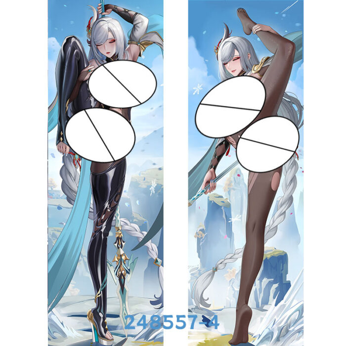 Anime Genshin Impact Shenhe Double-Sided Print Hing Body Pillowcase Otaku Cosplay Pillow Cover - Image 5