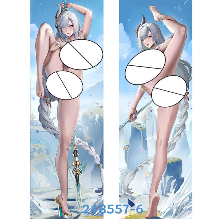 Anime Genshin Impact Shenhe Double-Sided Print Hing Body Pillowcase Otaku Cosplay Pillow Cover - Image 7