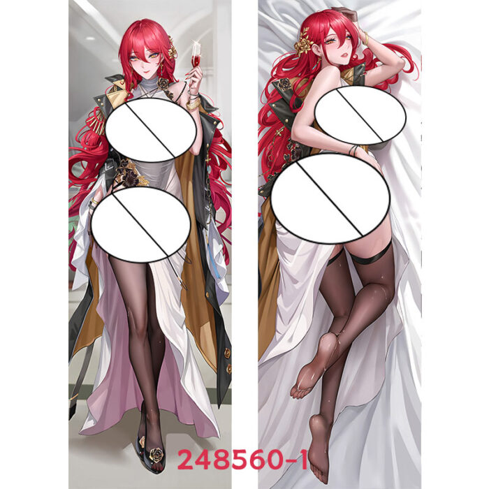 Anime Honkai: Star Rail Himeko Double-Sided Print Hing Body Pillowcase Otaku Cosplay Pillow Cover