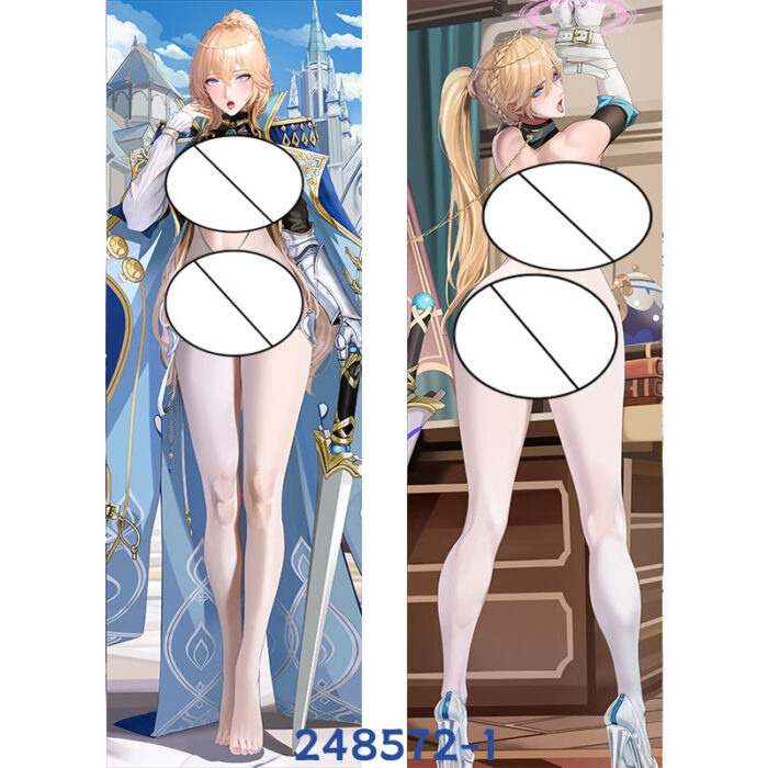 Anime Genshin Impact Jean Double-Sided Print Hing Body Pillowcase Otaku Cosplay Pillow Cover