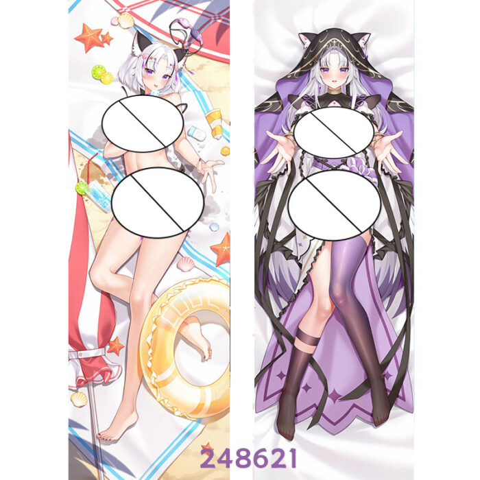 Anime Yuteber Hourei Tenten Double-Sided Print Hing Body Pillowcase Otaku Cosplay Pillow Cover