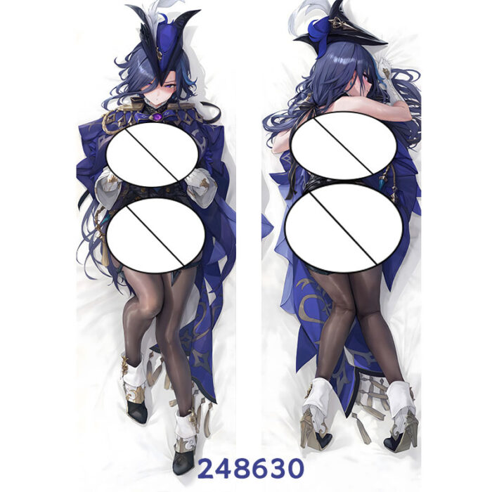 Anime Genshin Impact Clorinde Double-Sided Print Hing Body Pillowcase Otaku Cosplay Pillow Cover