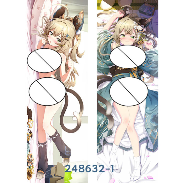 Anime Genshin Impact Kirara Double-Sided Print Hing Body Pillowcase Otaku Cosplay Pillow Cover