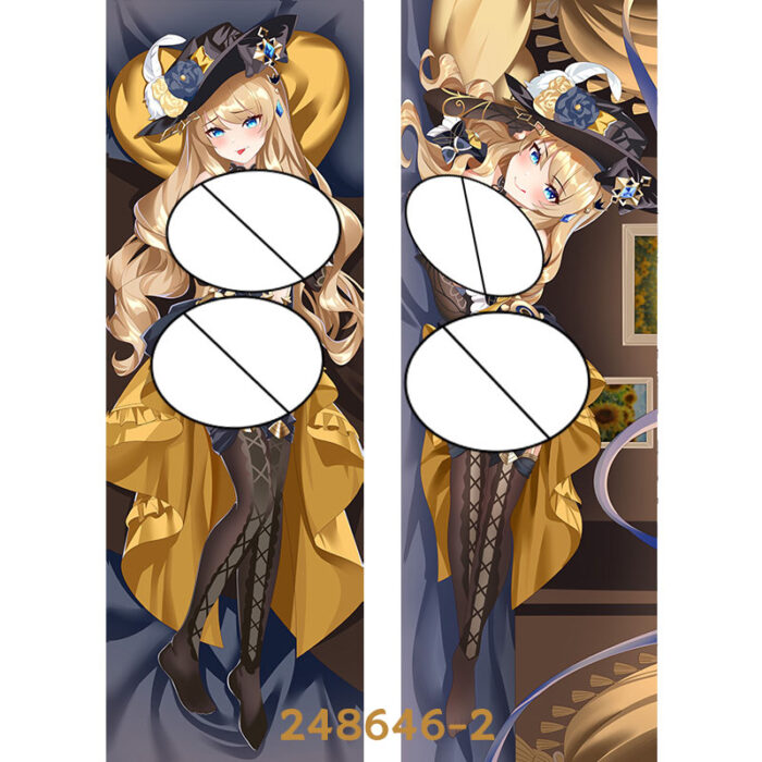 Anime Genshin Impact Navia Double-Sided Print Hing Body Pillowcase Otaku Cosplay Pillow Cover - Image 3