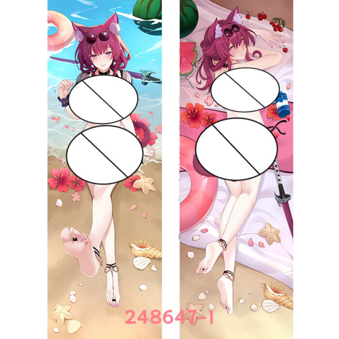 Anime Honkai: Star Rail Kafka Double-Sided Print Hing Body Pillowcase Otaku Cosplay Pillow Cover