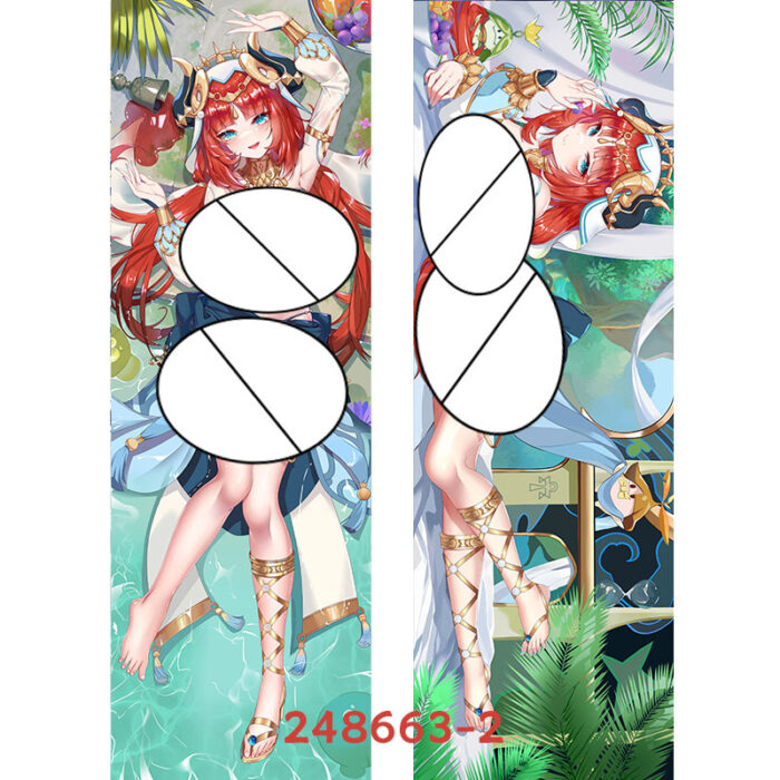 Anime Genshin Impact Nilou Double-Sided Print Hing Body Pillowcase Otaku Cosplay Pillow Cover - Image 3