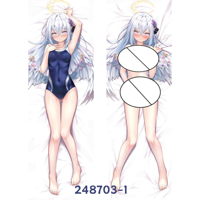 Anime Blue Archive Shirasu Azusa Double-Sided Print Hing Body Pillowcase Otaku Cosplay Pillow Cover