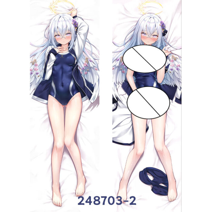 Anime Blue Archive Shirasu Azusa Double-Sided Print Hing Body Pillowcase Otaku Cosplay Pillow Cover - Image 3