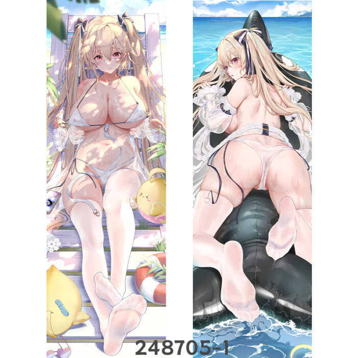 Anime Azur Lane Anchorage Double-Sided Print Hing Body Pillowcase Otaku Cosplay Pillow Cover