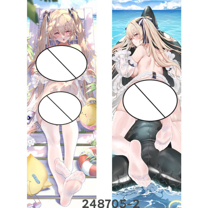 Anime Azur Lane Anchorage Double-Sided Print Hing Body Pillowcase Otaku Cosplay Pillow Cover - Image 3