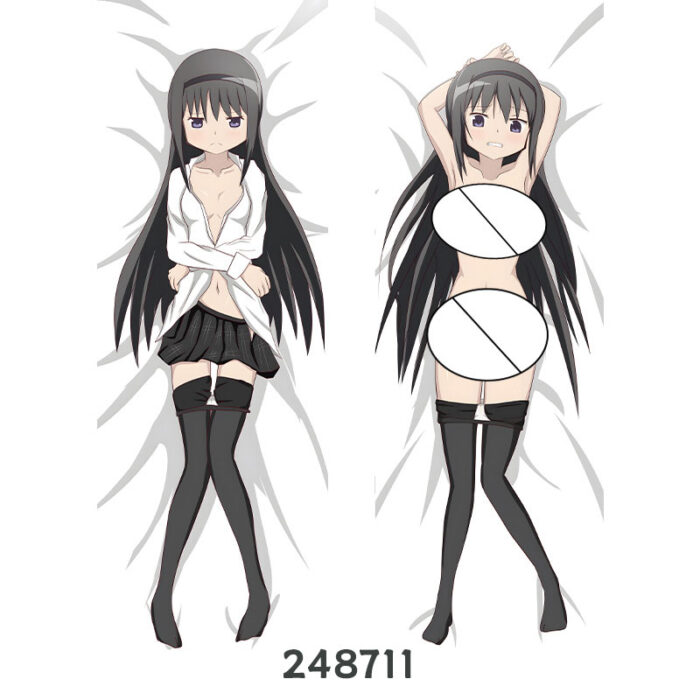 Anime Puella Magi Madoka Magica Akemi Homura Double-Sided Print Hing Body Pillowcase Otaku Cosplay Pillow Cover