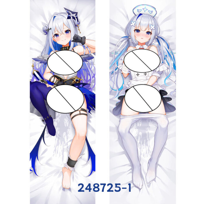 Anime Hololive Amane Kanata Double-Sided Print Hing Body Pillowcase Otaku Cosplay Pillow Cover