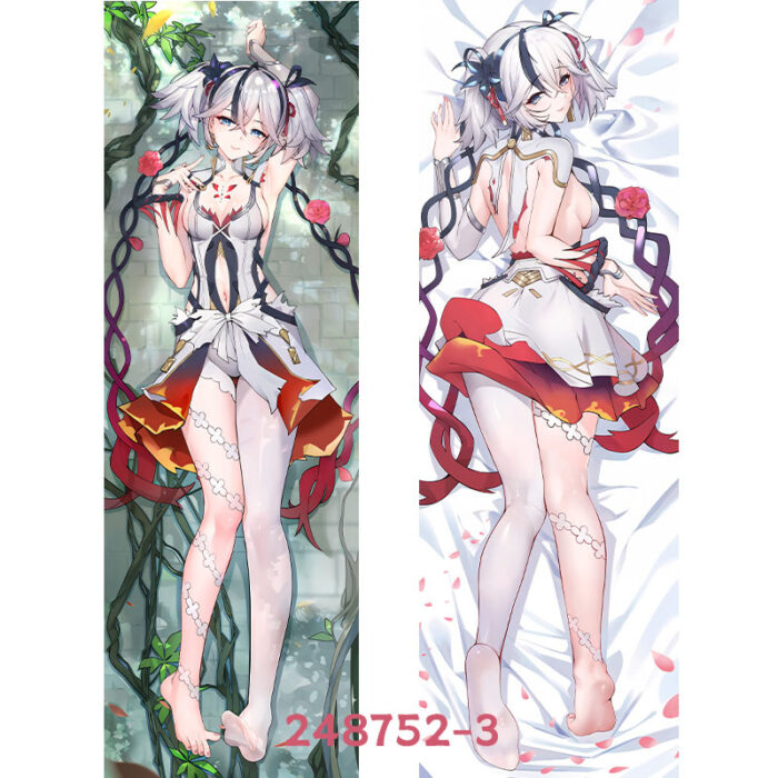 Anime ‌Wuthering Waves‌ Camellya Double-Sided Print Hing Body Pillowcase Otaku Cosplay Pillow Cover - Image 4