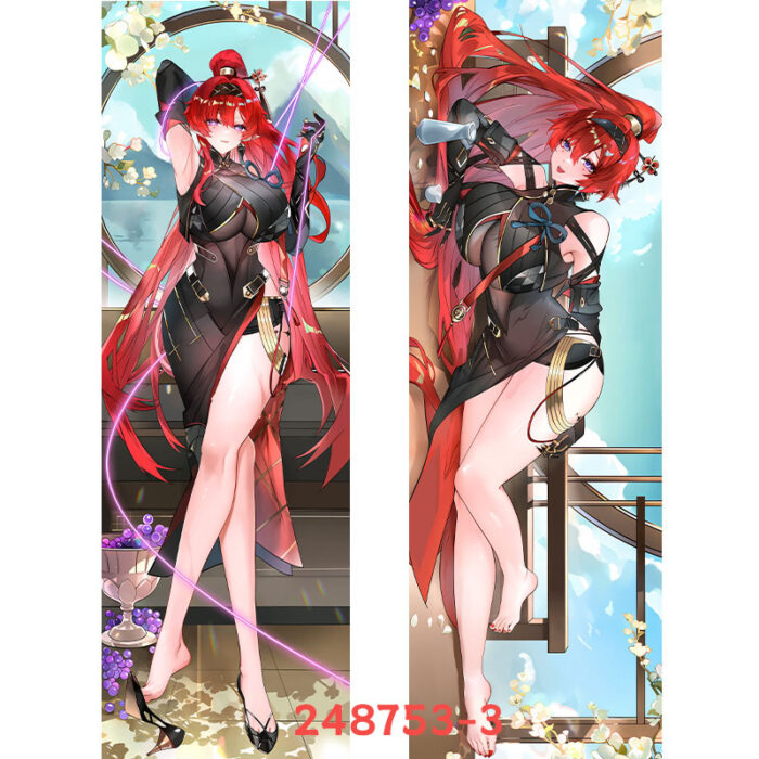 Anime ‌Wuthering Waves‌ Yinlin Double-Sided Print Hing Body Pillowcase Otaku Cosplay Pillow Cover - Image 4