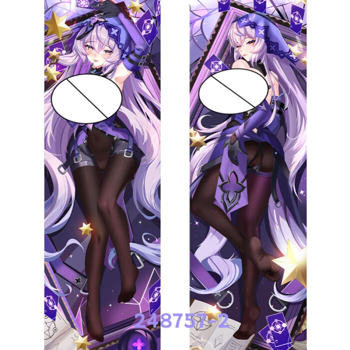 Anime Honkai: Star Rail Black Swan Mogador Double-Sided Print Hing Body Pillowcase Otaku Cosplay Pillow Cover - Image 3