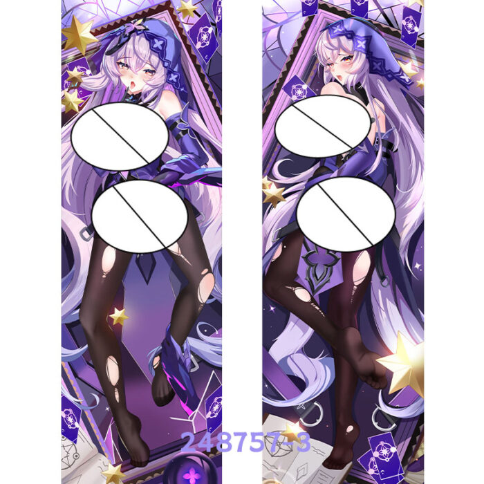 Anime Honkai: Star Rail Black Swan Mogador Double-Sided Print Hing Body Pillowcase Otaku Cosplay Pillow Cover - Image 4