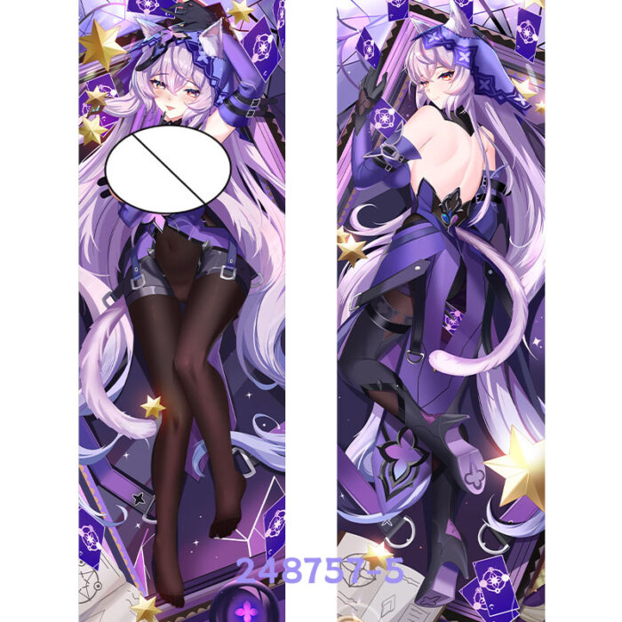 Anime Honkai: Star Rail Black Swan Mogador Double-Sided Print Hing Body Pillowcase Otaku Cosplay Pillow Cover - Image 6