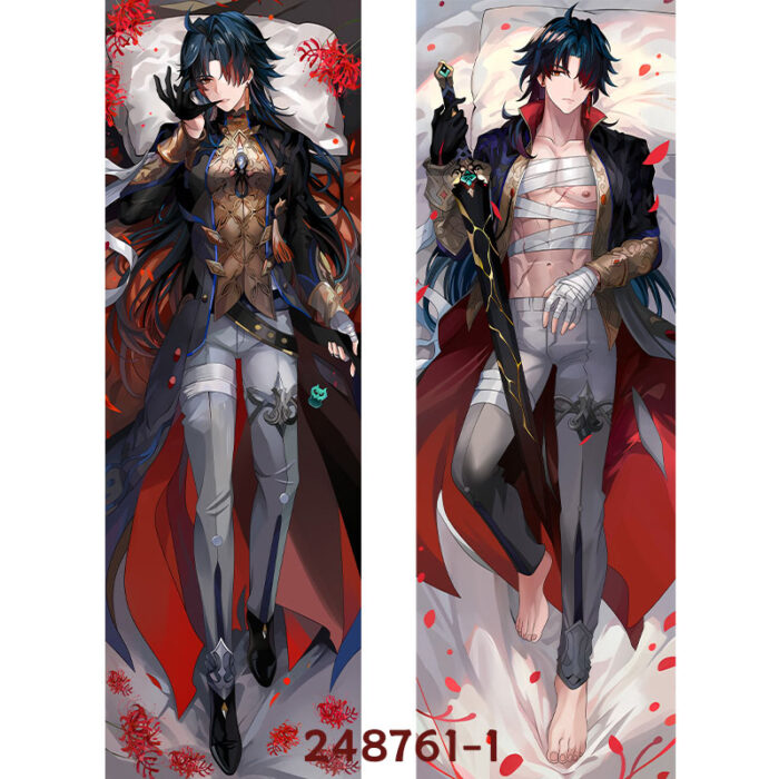 Anime ‌Honkai: Star Rail Blade Double-Sided Print Hing Body Pillowcase Otaku Cosplay Pillow Cover
