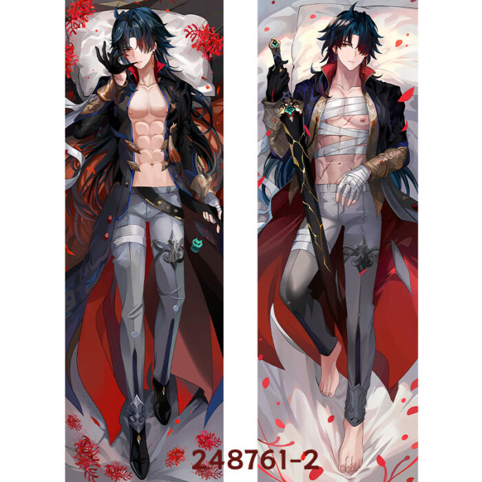 Anime ‌Honkai: Star Rail Blade Double-Sided Print Hing Body Pillowcase Otaku Cosplay Pillow Cover - Image 3