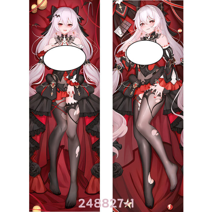 Anime ‌Honkai Impact 3rd LunarVow Double-Sided Print Hing Body Pillowcase Otaku Cosplay Pillow Cover
