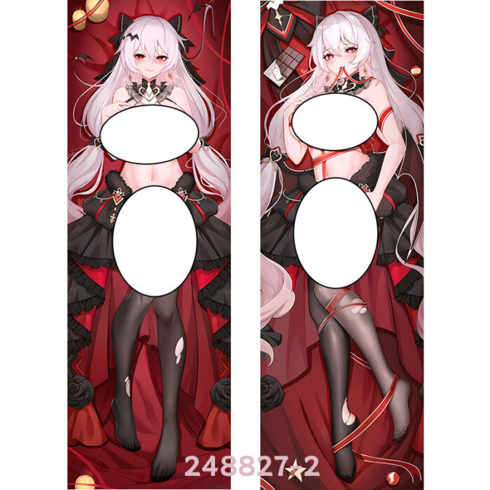 Anime ‌Honkai Impact 3rd LunarVow Double-Sided Print Hing Body Pillowcase Otaku Cosplay Pillow Cover - Image 3
