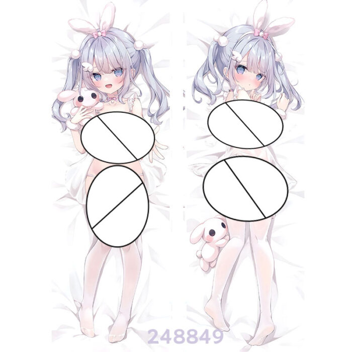 Anime 종합-속보 BunnyGirl Double-Sided Print Hing Body Pillowcase Otaku Cosplay Pillow Cover