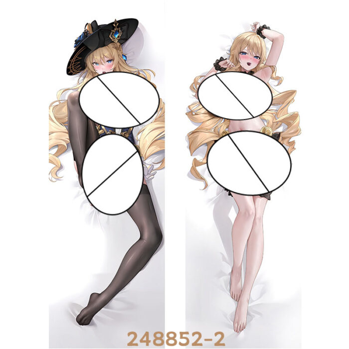 Anime ‌‌Genshin Impact Navia Double-Sided Print Hing Body Pillowcase Otaku Cosplay Pillow Cover - Image 3
