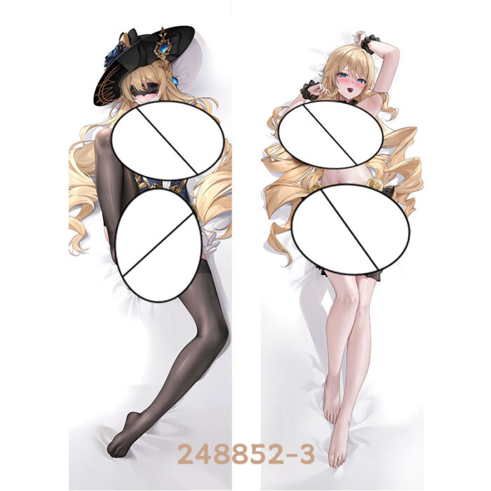 Anime ‌‌Genshin Impact Navia Double-Sided Print Hing Body Pillowcase Otaku Cosplay Pillow Cover - Image 4