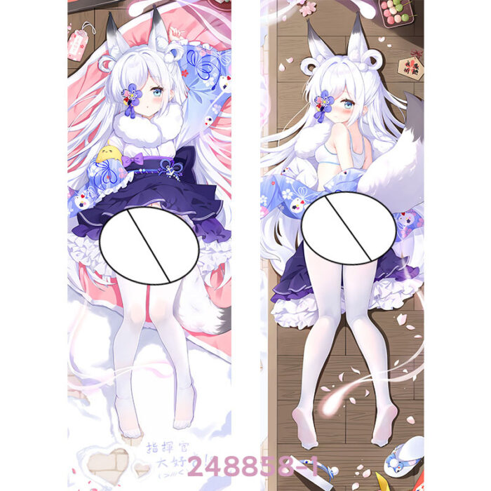Anime Azur Lane Kasumi Double-Sided Print Hing Body Pillowcase Otaku Cosplay Pillow Cover