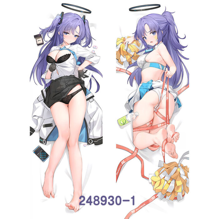 Anime Blue Archive HayaseY ü ka Double-Sided Print Hing Body Pillowcase Otaku Cosplay Pillow Cover