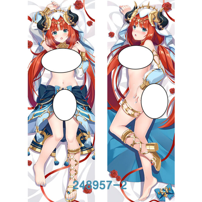 Anime Genshin Impact Nilou Double-Sided Print Hing Body Pillowcase Otaku Cosplay Pillow Cover - Image 3
