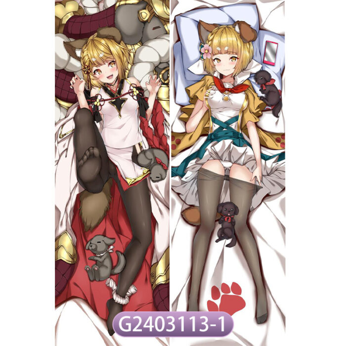 Anime Granblue Fantasy  Double-Sided Print Hing Body Pillowcase Otaku Cosplay Pillow Cover