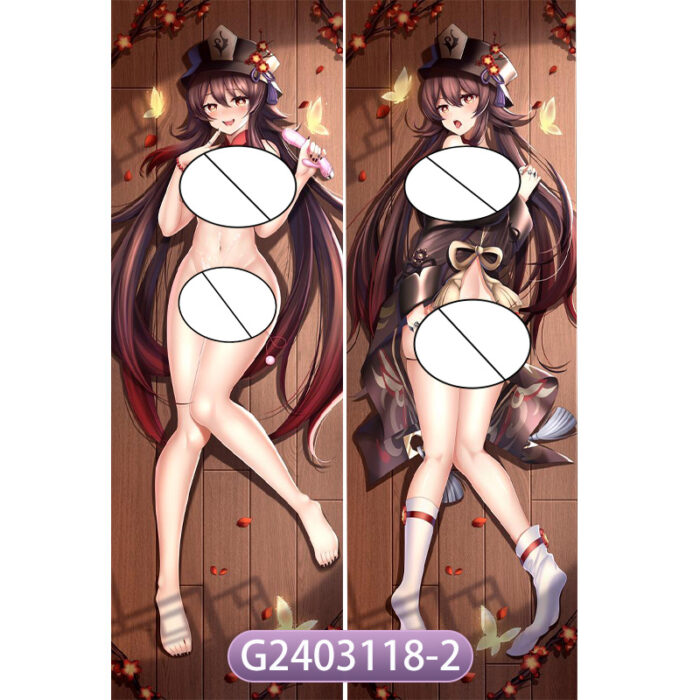 Anime Genshin Impact Hu TaoDouble-Sided Print Hing Body Pillowcase Otaku Cosplay Pillow Cover - Image 3