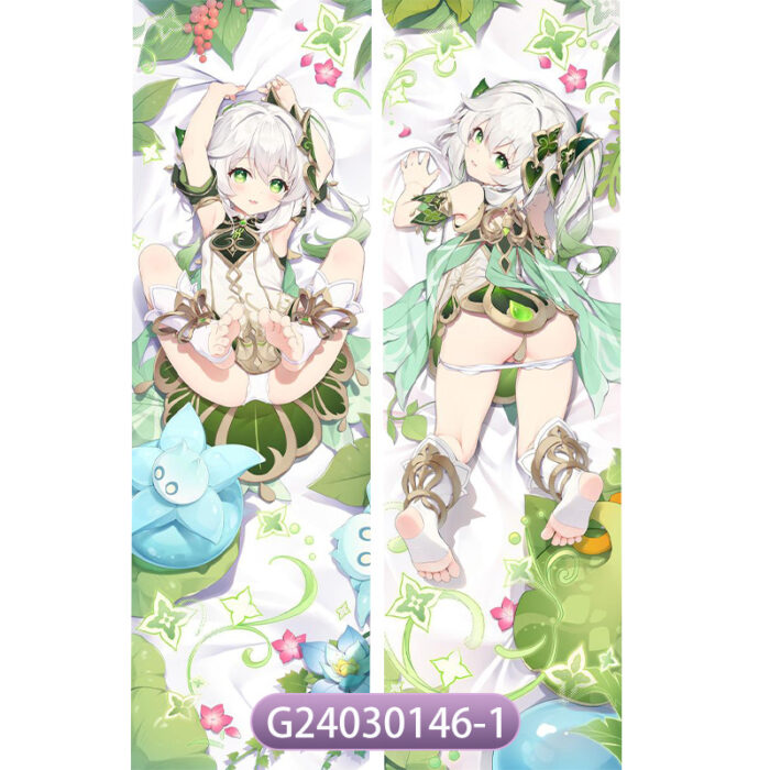 Anime Genshin Impact Nahida Double-Sided Print Hing Body Pillowcase Otaku Cosplay Pillow Cover