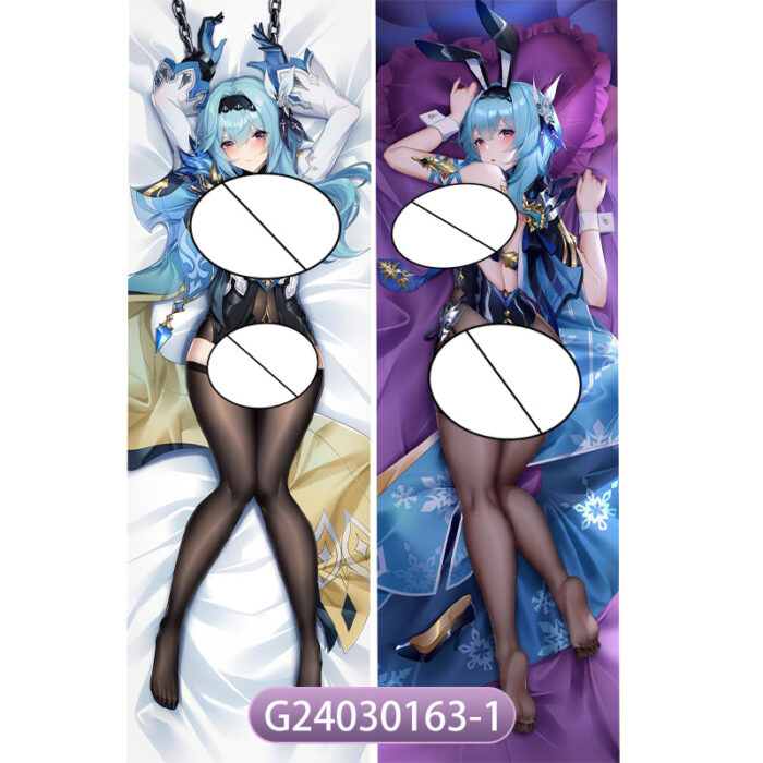 Anime Genshin Impact Eula Double-Sided Print Hing Body Pillowcase Otaku Cosplay Pillow Cover