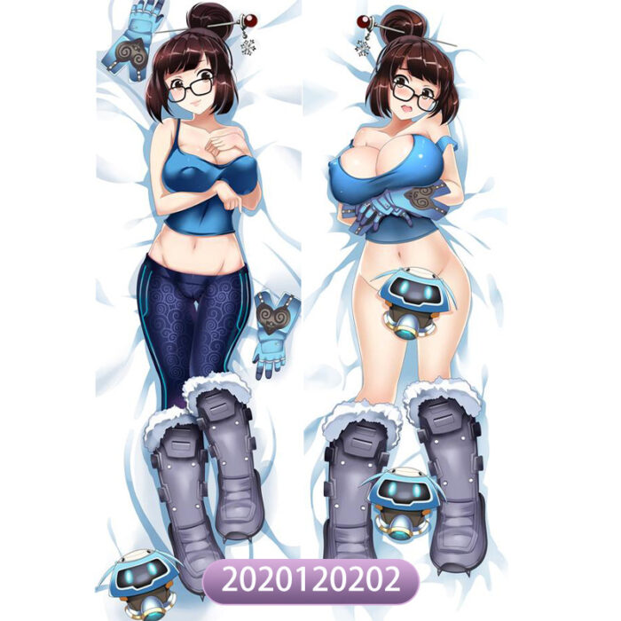 Anime Overwatch Meiling Zhou Double-Sided Print Hing Body Pillowcase Otaku Cosplay Pillow Cover