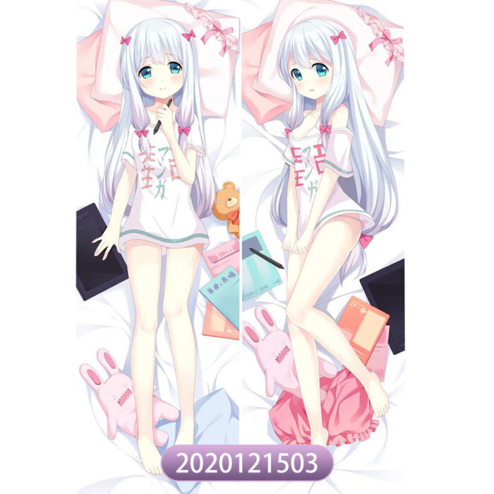 Anime Eromanga Sensei Izumi Sagiri Double-Sided Print Hing Body Pillowcase Otaku Cosplay Pillow Cover