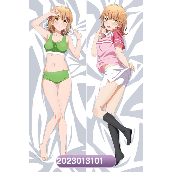 Anime My Teen Romantic Comedy SNAFU Isshiki Iroha Double-Sided Print Hing Body Pillowcase Otaku Cosplay Pillow Cover