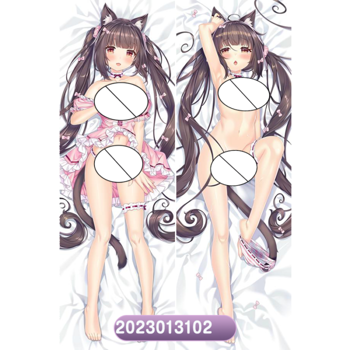 Anime NEKOPARA Double-Sided Print Hing Body Pillowcase Otaku Cosplay Pillow Cover
