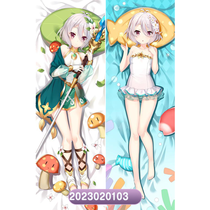 Anime Princess Connect! KOKKORO Double-Sided Print Hing Body Pillowcase Otaku Cosplay Pillow Cover