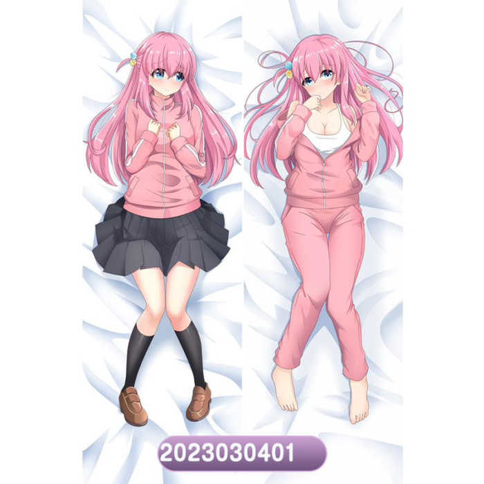 Anime Bocchitherock Hitori Goto Double-Sided Print Hing Body Pillowcase Otaku Cosplay Pillow Cover