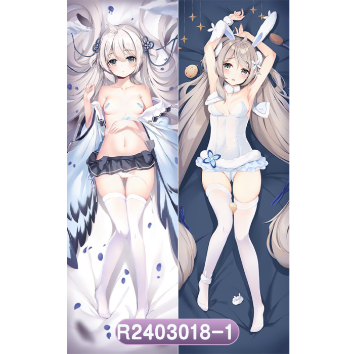 Anime Azur Lane Hibuki Double-Sided Print Hing Body Pillowcase Otaku Cosplay Pillow Cover