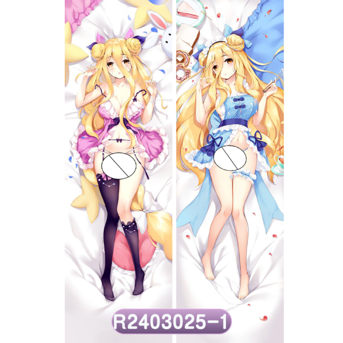 Anime Date A Live Hoshimiya Mukuro Double-Sided Print Hing Body Pillowcase Otaku Cosplay Pillow Cover