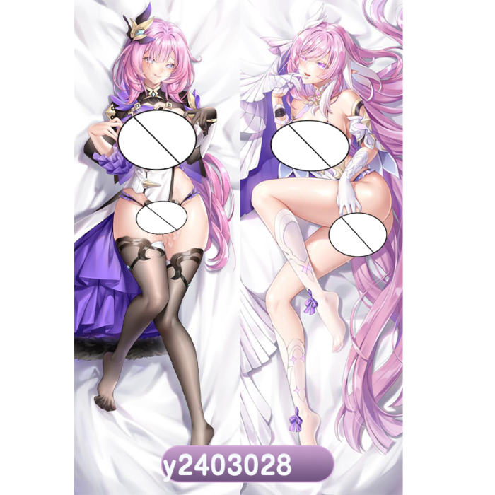 Anime Elysia Double-Sided Print Hing Body Pillowcase Otaku Cosplay Pillow Cover