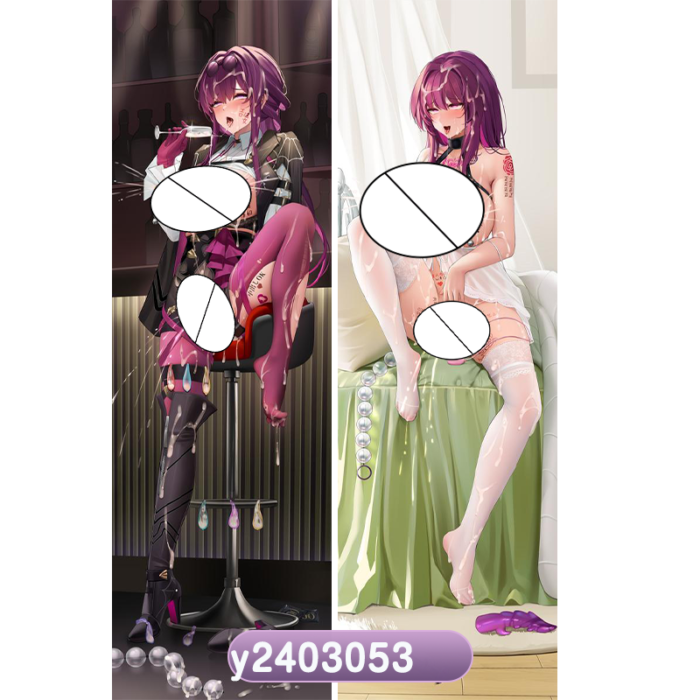 Anime Honkai: Star Rail Kafka Double-Sided Print Hing Body Pillowcase Otaku Cosplay Pillow Cover