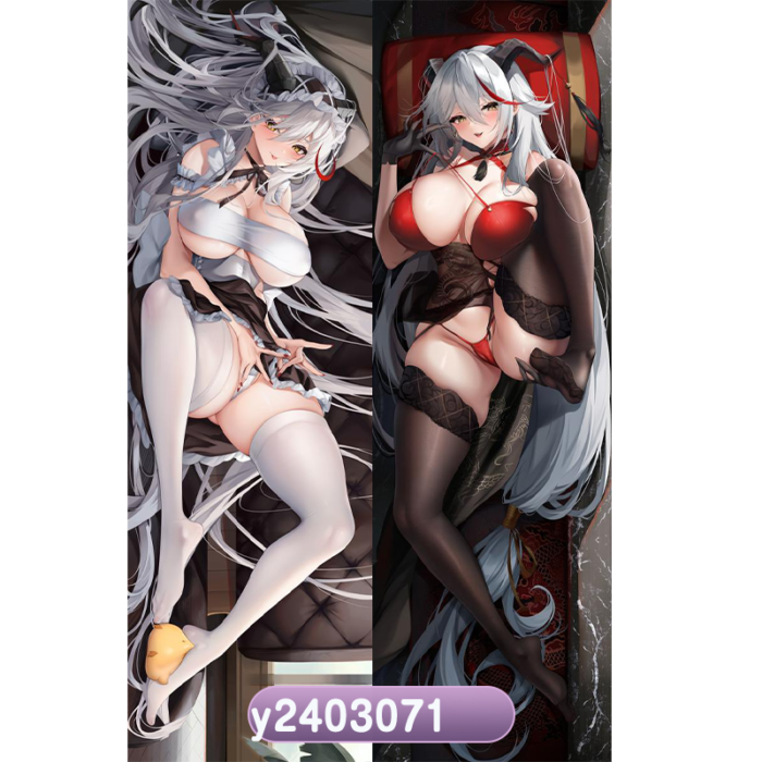 Anime  Azur Lane Aegir Double-Sided Print Hing Body Pillowcase Otaku Cosplay Pillow Cover
