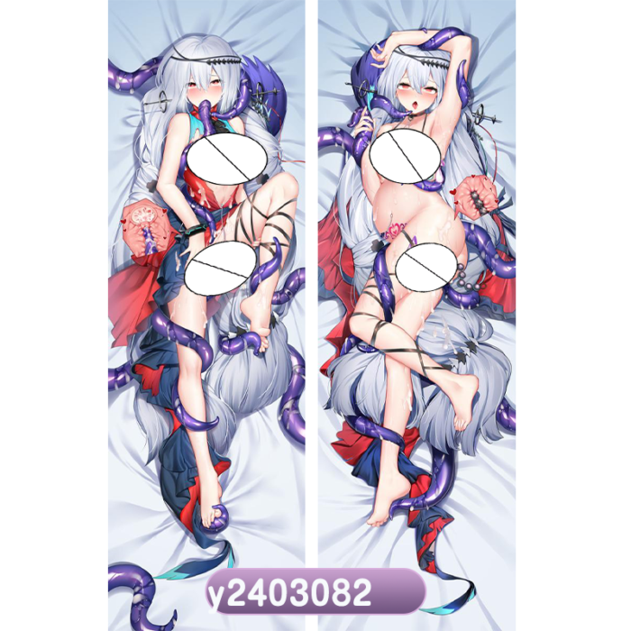 Anime Skadi Arknights Lin  Double-Sided Print Hing Body Pillowcase Otaku Cosplay Pillow Cover