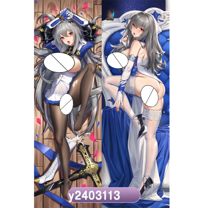 Anime Azur Lane Louis IX Double-Sided Print Hing Body Pillowcase Otaku Cosplay Pillow Cover