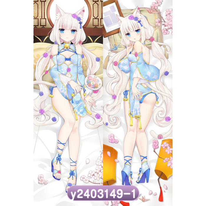 Anime NEKOPARA Double-Sided Print Hing Body Pillowcase Otaku Cosplay Pillow Cover