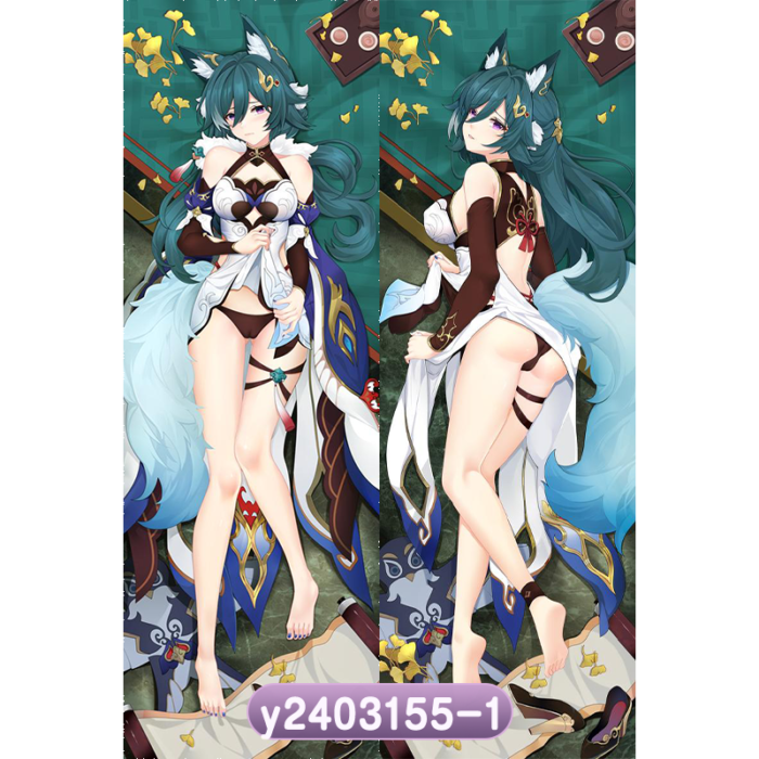 Anime Honkai: Star Rail Yun Kōng Double-Sided Print Hing Body Pillowcase Otaku Cosplay Pillow Cover